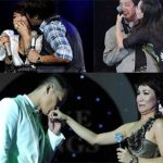 Nhiều ca sĩ đã bị rơi vào tình huống dở khóc dở mếu như bị ôm hôn bất ngờ - Ảnh: T.L